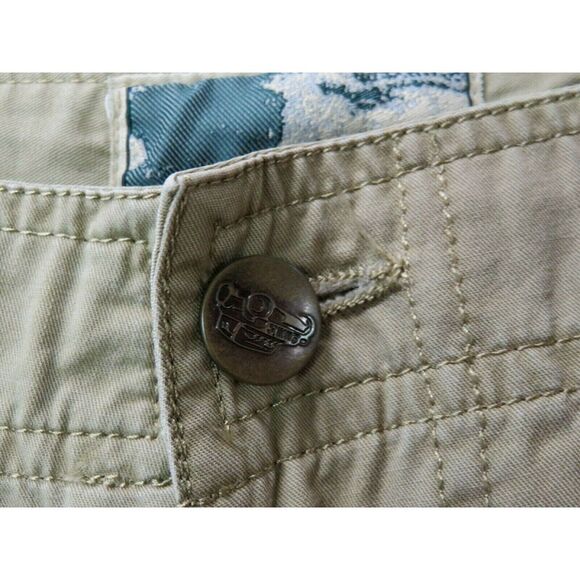 Mens Jeep Jalopy Cargo Pants Hiking Size 36x32 Cotton Brown Photography‎ Pockets - Picture 4 of 9